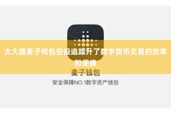 大大提麦子钱包空投追踪升了数字货币交易的效率和便捷