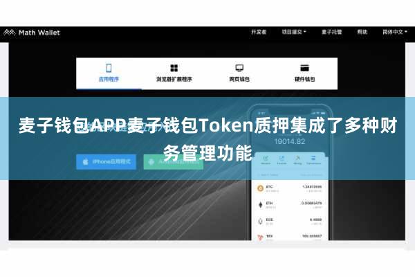 麦子钱包APP麦子钱包Token质押集成了多种财务管理功能