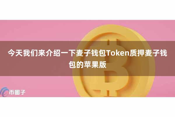 今天我们来介绍一下麦子钱包Token质押麦子钱包的苹果版